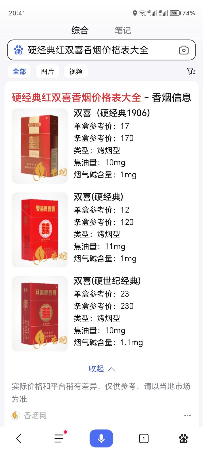 6元红双喜（港）香烟，品味中的经典，回忆里的情怀